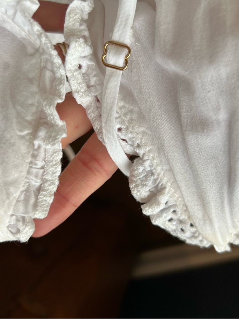 Hill house Dottie dress, eyelet white xxs - Picture 4 of 8